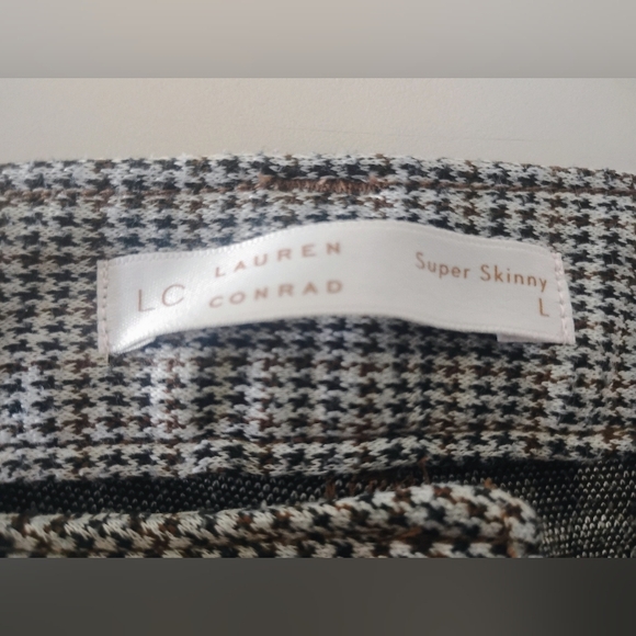 LC Lauren Conrad Black and White Houndstooth Pants - Picture 4 of 6